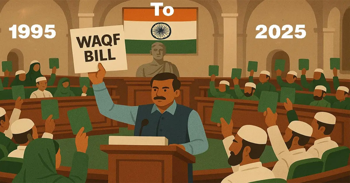 Waqf Bill 1995 vs 2025, Full details of Muslim Waqf Bill