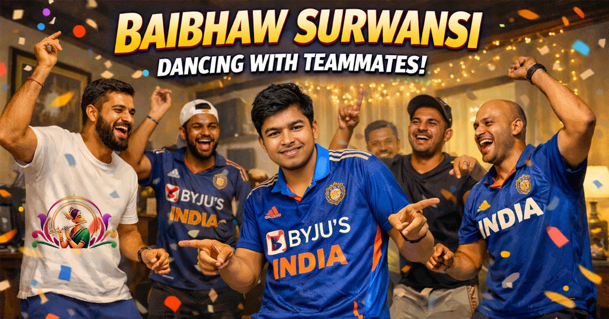Vaibhav Suryavanshi viral dance after U19 World Cup win: 175 runs ka tufan.